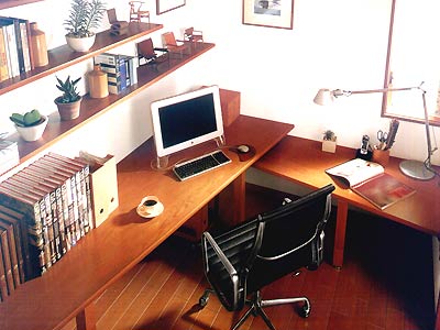 書房裝修   書房家具選擇技巧和燈具布局指南